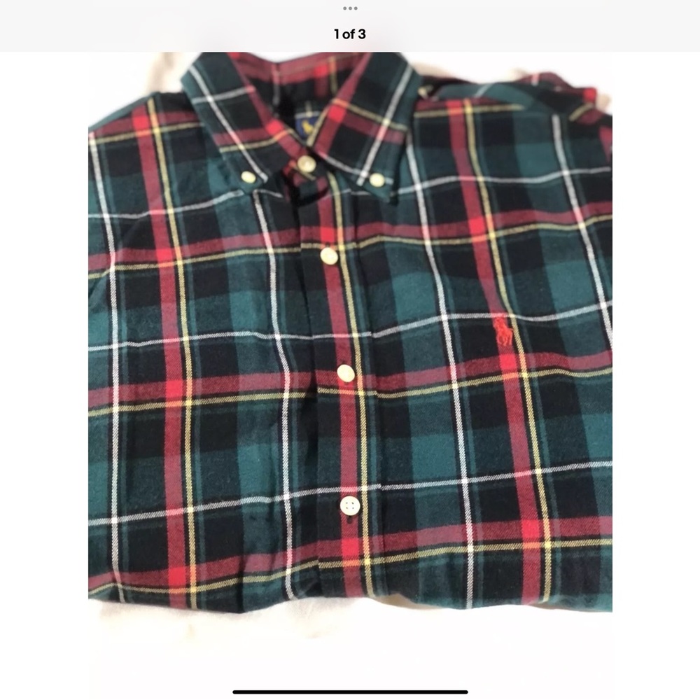 Ralph Lauren Plaid Button-Up Shirt